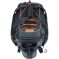 Basil Miles XL Pro Gepäckträgertasche schwarz,orange