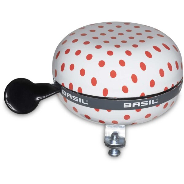 Basil Big Bell Polkadot Glocke weiß,rot