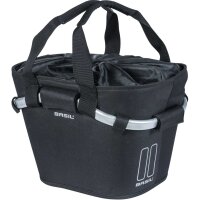Basil Korb Carry All Front Basket black