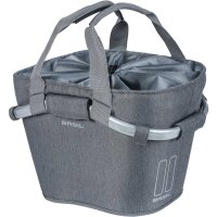 Basil Korb Carry All Front Basket grey melee