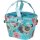 Basil Korb Carry All Front Basket "Bloom Field" sky blue
