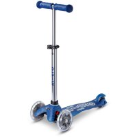 Micro Mobility mini micro deluxe galaxy glitter LED navy