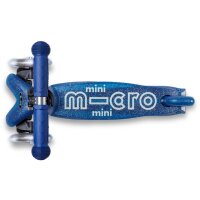 Micro Mobility mini micro deluxe galaxy glitter LED navy