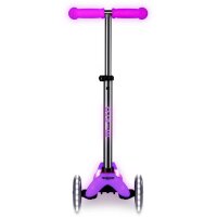 Micro Mobility mini micro deluxe glow LED frosty pink