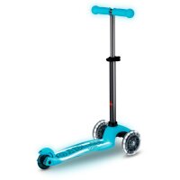 Micro Mobility mini micro deluxe glow LED glacier aqua