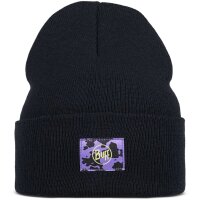 Buff® KNITTED BEANIE BERY BLACK (Youth)