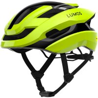 Lumos Fahrradhelm Ultra Fly Pro Mips white lime M/L