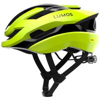 Lumos Fahrradhelm Ultra Fly Pro Mips white lime M/L