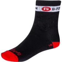 G-Form  Socken Gr. S/M, black schwarz,rot
