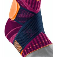 Bauerfeind Sports Ankle Support, pink, links, Größe L