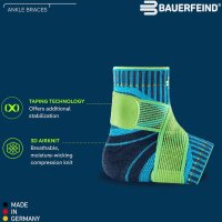 Bauerfeind Sports Ankle Support, pink, links, Größe L