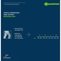 Bauerfeind Sports Compression Knee Support, Rivera, XL