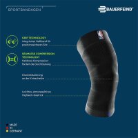 Bauerfeind Sports Compression Knee Support, NBA, weiß, M