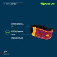 Bauerfeind Sports Knee Strap, rivera, Größe XL