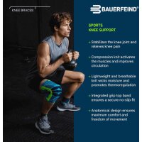 Bauerfeind Sports Knee Support, rivera, Größe L
