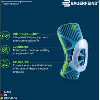 Bauerfeind Sports Knee Support, schwarz, Größe S