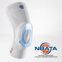 Bauerfeind Sports Knee Support, NBA, white, Größe M