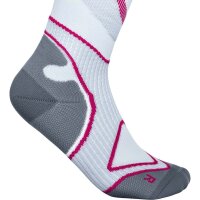 Bauerfeind Run Performance, Compression Socks, women, weiß, 35-37, Wadenumfang L