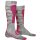 X-SOCKS® SKI SILK MERINO 4.0 WMN GREY MELANGE/PINK 35-36