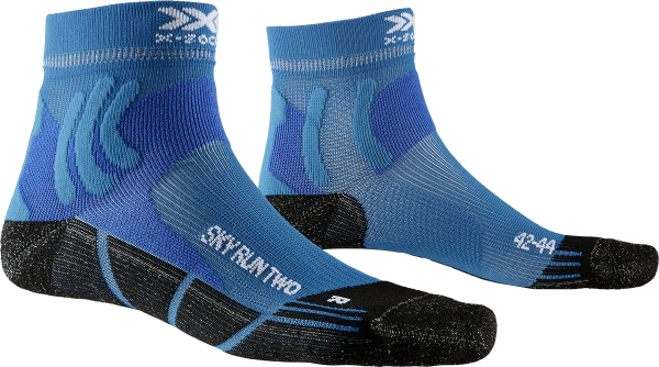 X-SOCKS® SKY RUN TWO TEAL BLUE/OPAL BLACK 35-38