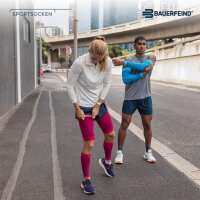 Bauerfeind Run Ultralight Mid Cut Socks, women, berry, 35-37