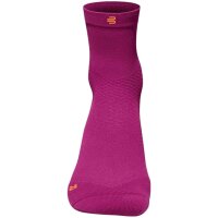 Bauerfeind Run Ultralight Mid Cut Socks, women, berry, 41-43