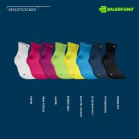 Bauerfeind Run Ultralight Mid Cut Socks, women, white, 35-37
