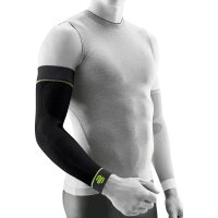 Bauerfeind Sports compression sleeves arm, XL Xlong, Schwarz