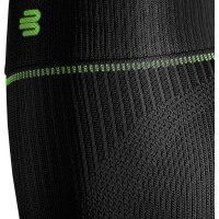 Bauerfeind Sports compression sleeves lower leg, XL Xlong, Schwarz