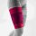 Bauerfeind Sports compression sleeves upper leg, Haftband Noppe, M long, Pink