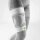 Bauerfeind Sports compression sleeves upper leg, Haftband Noppe, L short, Weiß