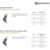 Bauerfeind Sports Achilles Support,rivera,XS