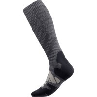 Bauerfeind Outdoor Merino Compression Socks, Men, Lava Grey, 38-41, Wadenumfang L