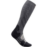 Bauerfeind Outdoor Merino Compression Socks, Men, Lava Grey, 38-41, Wadenumfang L
