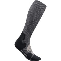 Bauerfeind Outdoor Merino Compression Socks, Men, Lava Grey, 42-45, S