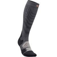 Bauerfeind Outdoor Merino Compression Socks, Men, Lava Grey, 42-45, Wadenumfang L