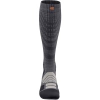 Bauerfeind Outdoor Merino Compression Socks, Men, Lava Grey, 46-49, Wadenumfang L