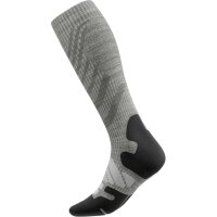 Bauerfeind Outdoor Merino Compression Socks, Women, Stone Grey, 35-38, Wadenumfang L