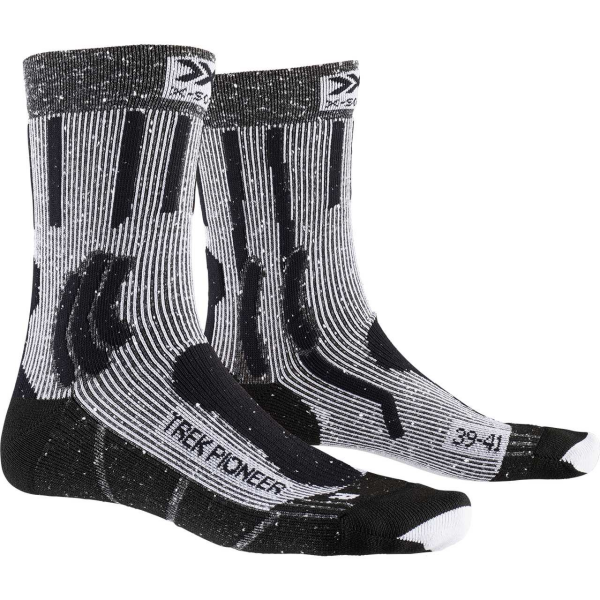 X-SOCKS® TREK PIONEER OPAL BLACK/FLOCCULUS WHITE 35-38