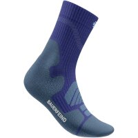 Bauerfeind Outdoor Merino Mid Cut Socks, Men, Ocean Blue, 46-49