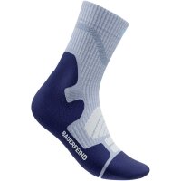 Bauerfeind Outdoor Merino Mid Cut Socks, Women, Sky Blue, 35-38