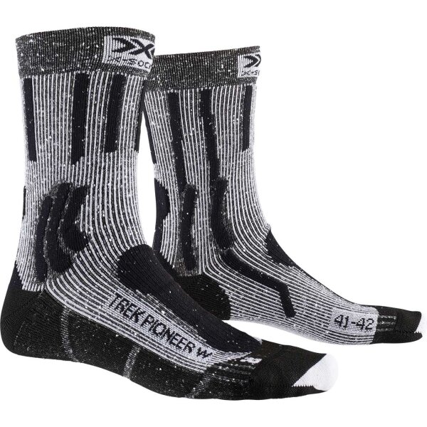 X-SOCKS® TREK PIONEER WMN OPAL BLACK/FLOCCULUS WHITE 37-38