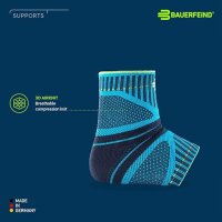 Bauerfeind Sports Ankle Support Dynamic, All-Black, L