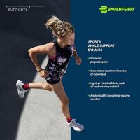 Bauerfeind Sports Ankle Support Dynamic, All-Black, L