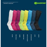 Bauerfeind Run Ultralight Compression Socks, Women, Lagoon Blue, XL 35-37