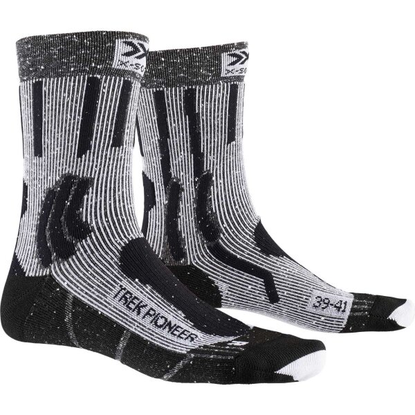 X-SOCKS® TREK PIONEER OPAL BLACK/FLOCCULUS WHITE SIZE 45-47