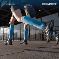 Bauerfeind Run Ultralight Compression Socks, Men, Lime Green, 44-46 Wadenumfang S