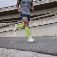Bauerfeind Run Ultralight Compression Socks, Men, Lime Green, 44-46 Wadenumfang S