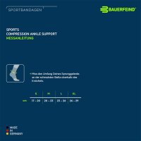 Bauerfeind Sports Compression Ankle Support, Rivera, M