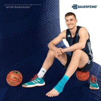 Bauerfeind Sports Compression Ankle Support, Navy, XL